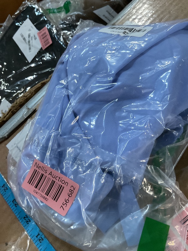 Photo 1 of (BAGGED (USED/FAIR) DOKOTOO KIDS Cute Tops for Girls Summer Fashion Puff Sleeve Bow Tie Front Basic Shirts Casual Round Neck Babydoll Peplum Blouse Sky Blue 12-13 Years