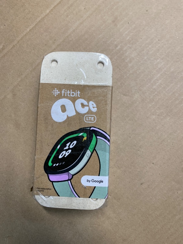 Photo 1 of (POWER TESTED) (USED/FAIR) Fitbit Google Ace LTE - Kids Smartwatch with Call, Message, GPS, and Activity-Based Games, Ace Pass Data Plan Required - Spicy - Moovin