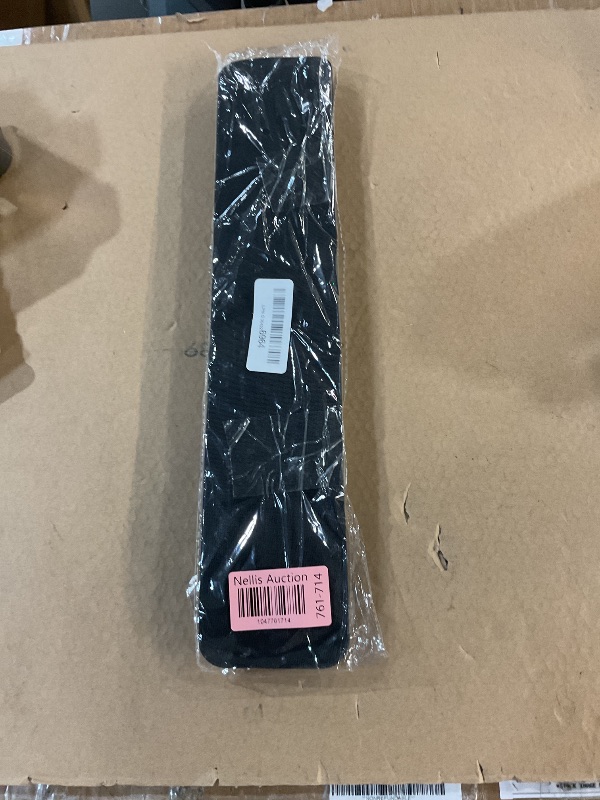 Photo 1 of (USED/FAIR) TECKNET Wrist Rest for Computer Keyboard, Thicken Memory Foam Wrist Support Pad for Keyboard, Ergonomic Palm Rest for Pain Relief, Anti-Slip Rubber Base, 17x3.3 in, 1 inch (25mm), Black
