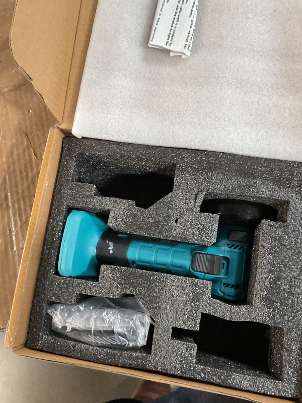View 2 of Brushless Mini Angle Grinder for Makita 18V Battery(Not Included),Cordless Electric Grinding Tool,19500rpm Compact Power Handheld Cutter for Metal Grinding,Cutting