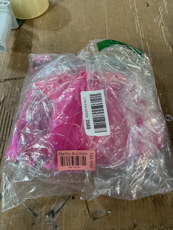 Photo 1 of (missing pieces)  14 Pieces Girls 80s Outfit Accessories Set Halloween Girls 80s Clothes Costume for Cosplay 1980s Party for Kids