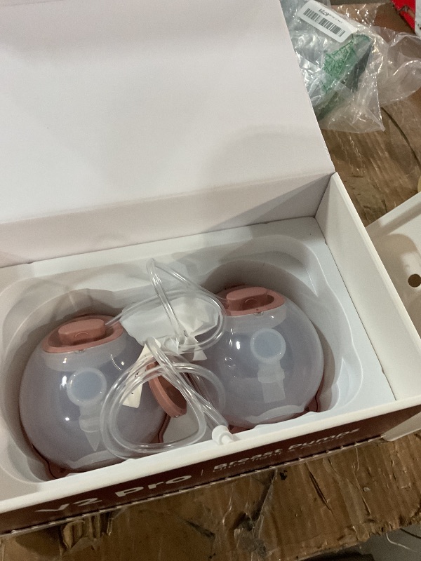 Photo 1 of ***(MISSING PUMP/ ACCESSORIES ONLY)***Momcozy Breast Pump V2 Pro Ultra-Lightweight, Hands-Free & Portable Wearable Pump with Upgraded Integrated DoubleFit Flange, Quiet & Leak-Proof Electric Pump, 3 Modes|9 Levels, 17/19/21/24mm