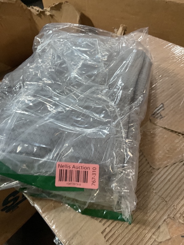 Photo 1 of (minor damage) Madison Park 100% Egyptian Cotton Lightweight Summer Blanket, Breathable Waffle Knit Design, Sofa, Grey Twin Size (66"x90")