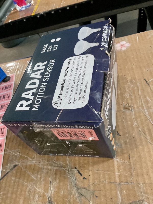 Photo 1 of Radar Motion Sensor Outdoor Flood Light Bulbs, Dusk to Dawn LED Security Light E26 Base PAR38 Motion Activated 5000K Daylight, 15W(100-Watt Replacement), LED Light Bulbs for Porch, Driveways, 2 Pack