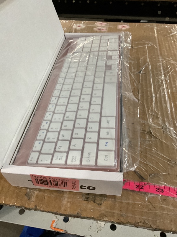 Photo 1 of (sold for parts only) Wireless Keyboard and Mouse Ultra Slim Combo, TopMate 2.4G Silent Compact USB 2400DPI Mouse and Scissor Switch Keyboard 