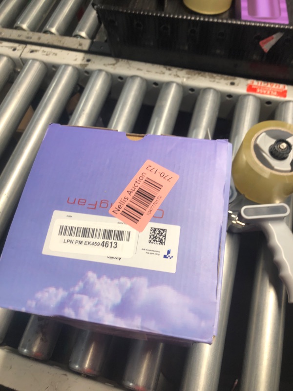 Photo 1 of Battery Powered Portable Air Conditioner,6000mAh Rechargeable Small Air Conditioner Fan for Room,Personal Air Cooler with Mist,Timer & Light,Mini AC Unit Cooling Fan for Bedroom,Camping,Tent,Car