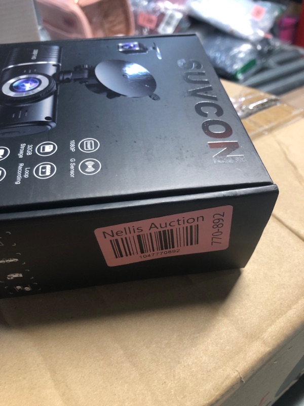 Photo 1 of Dash Cam Front and Rear, 1080P Dash Camera for Cars, 3 Channel Car Camera Front Rear and Inside with 32GB Card, Loop Recording, Night Vision, HDR, G-Sensor, 24Hr Parking