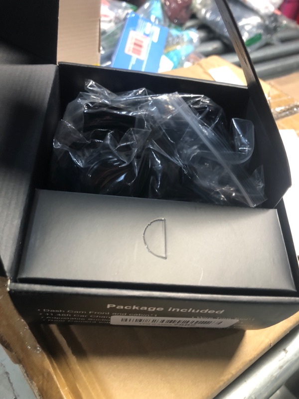 Photo 1 of Dash Cam Front and Rear, 1080P Dash Camera for Cars, 3 Channel Car Camera Front Rear and Inside with 32GB Card, Loop Recording, Night Vision, HDR, G-Sensor, 24Hr Parking