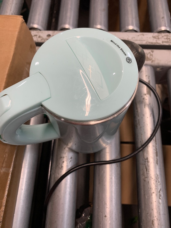 Photo 1 of (see images for damage) 0.5L Small Portable Electric Kettles for Boiling Water, Stainless Steel Travel Kettle, Fast Boil Teapot, Boil-Dry Protection 