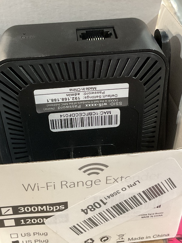 Photo 1 of 2025 Fastest WiFi Extender, WiFi Repeater, WiFi Booster, Covers Up to 10000 Sq.ft and 60 Devices, Internet Booster - with Ethernet Port, Quick Setup, Home Wireless Signal Booster