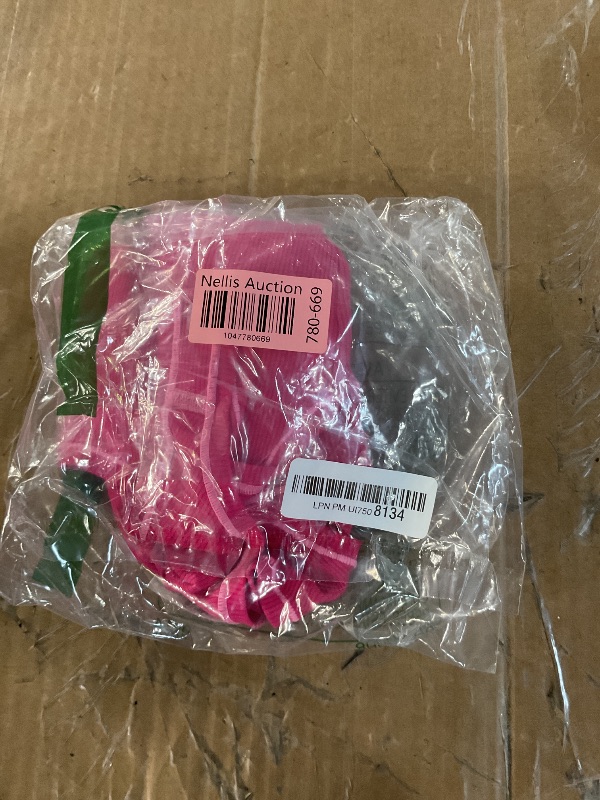 Photo 1 of (BAGGED) (USED/FAIR) (BAGGED) Danysu Women Cotton Rib Tank Top with Built in Bra Square Neck Crop Tank Fitted Basic Tops Hot Pink XS