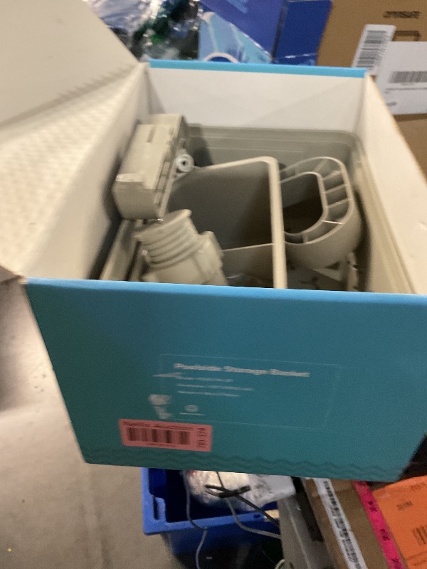 Photo 1 of [PATENTED] POOLHACKER 2025 Upgrade 2 Sets Poolside Storage Basket - Original Above Ground Pool Accessories, Swimming Pool Storage Basket with Pool Cup Holder, Poolside Storage to Organize Cup Towel
