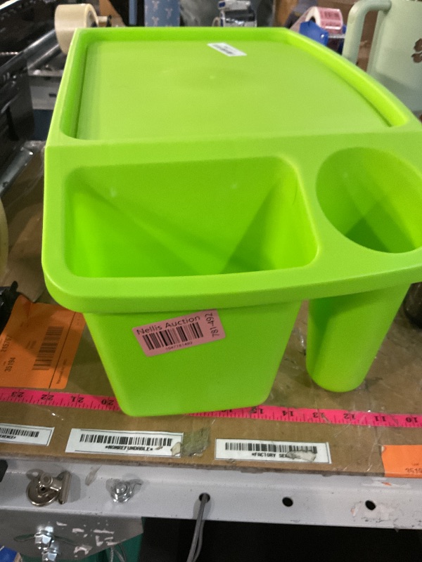Photo 1 of (please see images for damage) Basicwise QI003253G Kids Lap Desk Tray, Portable Activity Table, Green, 1 Piece