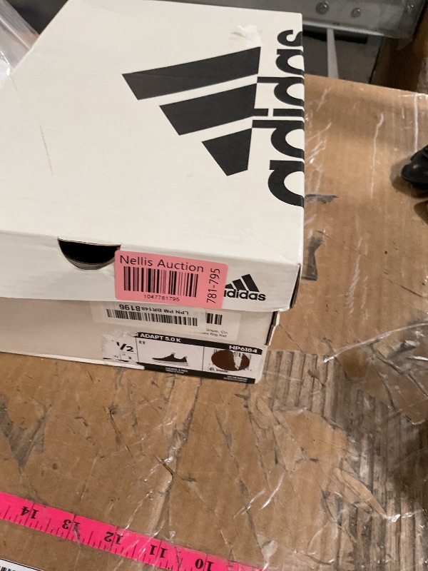 Photo 1 of adidas Lite Racer Adapt 5.0 Running Shoe, Core Black/FTWR White/Carbon, 1 US Unisex Big Kid