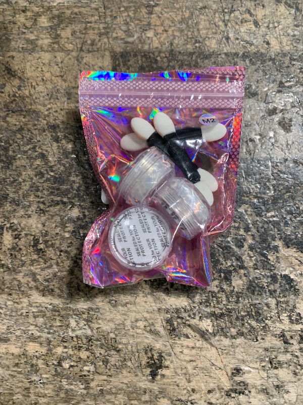 Photo 1 of 3 Boxes Ice Transparent Aurora Nail Powder Neon Rainbow Holographic Chameleon Powder Multi Chrome Iridescent Pigment Pearlescent Nail Art Glitters(Transparent#4#5#6)