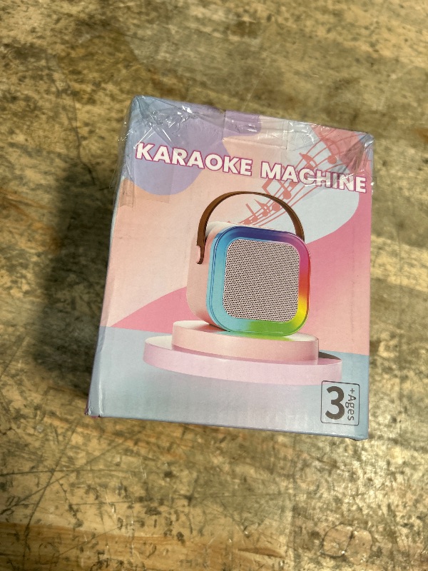 Photo 1 of ?2025 Newest? Mini Karaoke Machine for Kids Girls & Boys - Portable Bluetooth Speaker with 2 Wireless Microphones - Kids Birthday Gifts for Ages 4-10 - Kids' Instrument Accessories - Purple