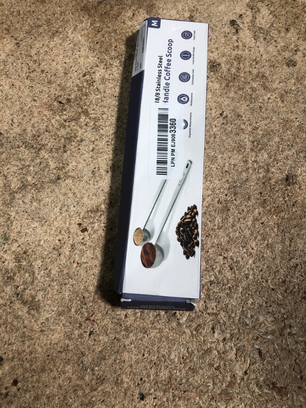 Photo 1 of 18/8 Stainless Steel Coffee Scoop, Doosu Food-Grade Metal Measuring Spoon with 6.9in Long Handle, Tablespoon Scooper for Coffee Beans, Ground Coffee, Espresso, Protein Powders, Tea, Sugar (1 Tbsp)
