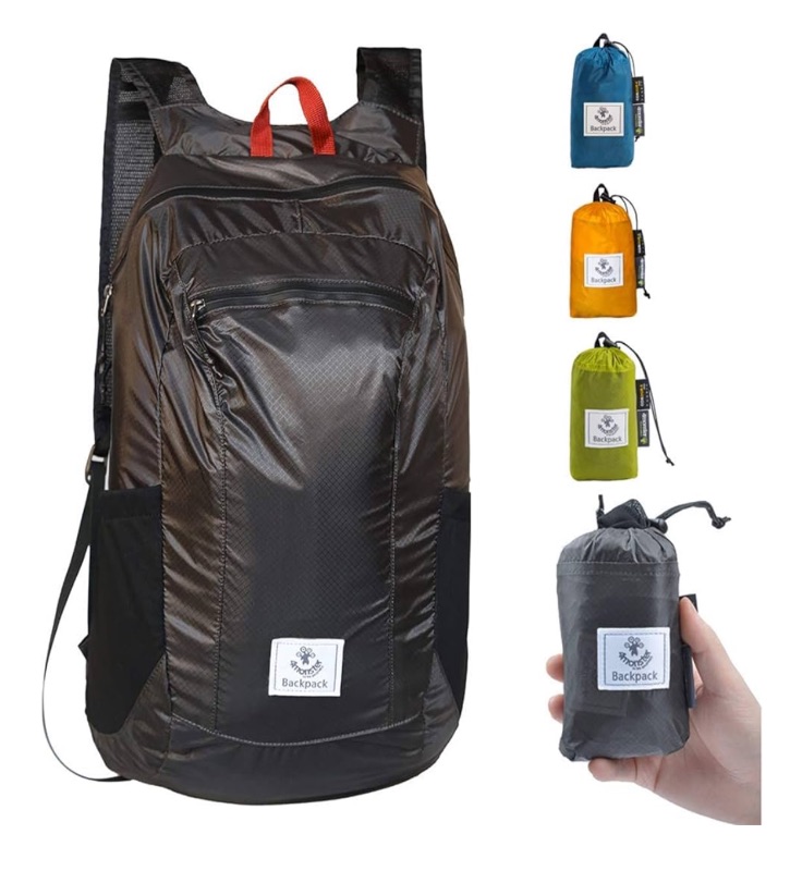 Photo 1 of 4Monster Hiking Daypack,Water Resistant Lightweight Packable Backpack for Travel Camping Outdoor 