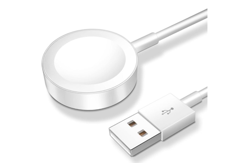 Photo 1 of ???? ???????? for Apple Watch Charger Magnetic Fast Charging Cable [Portable] Magnetic Wireless Charging Compatible with iWatch Series Ultra/10/9/8/7/6/SE/5/4/3/2-[3.3FT] White