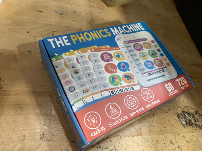 Photo 1 of (PARTIAL SET) Phonics Learning Pad - Electronic Phonics Reading Game for Kids Ages 5-11 - Learn to Read in 720 Phonic and Letter Sound Questions - Vowels, Consonant Blends, Digraphs, Diphthongs