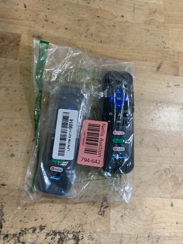 Photo 1 of (Pack of 2) Replacement-Remote-Control for Roku-TV,Compatible for TCL Roku/Hisense Roku/Onn Roku/Philips Roku Smart TVs(Not for Roku Stick and Box)