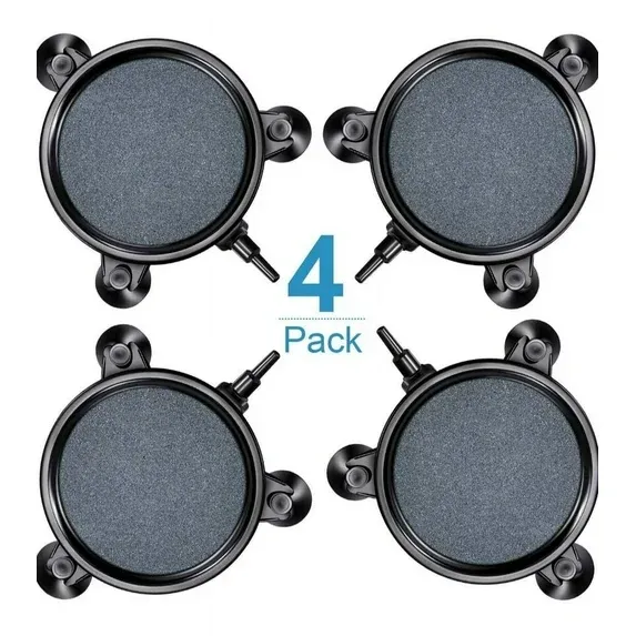Photo 1 of  Southern Hydroponics 4-Inch 4 Pack Aquarium Air Bubble Disk Stone Hydroponics Oxygen Aerator
