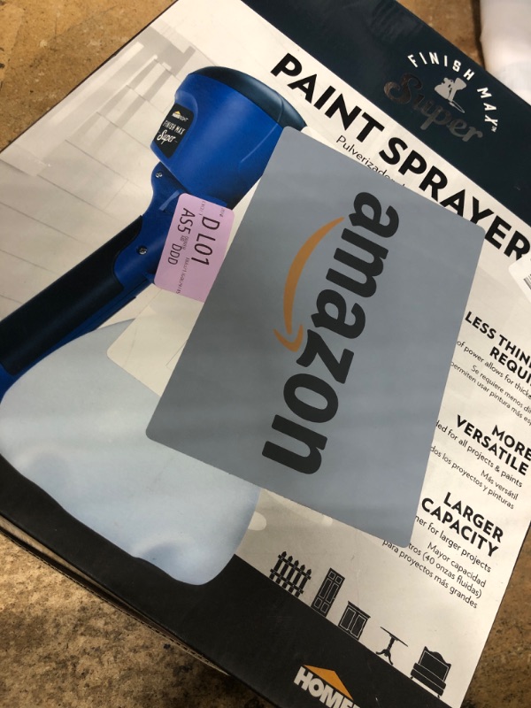 Photo 1 of *MISSING TIPS* HomeRight C800971.A Super Finish Max, Includes 3 Brass Spray Tips, 3 Spray Patterns, Easy to Clean HVLP Paint Sprayer, Great for Furniture, Cabinets, Trim & More, Sprays Stains, Sealers & Latex Paints