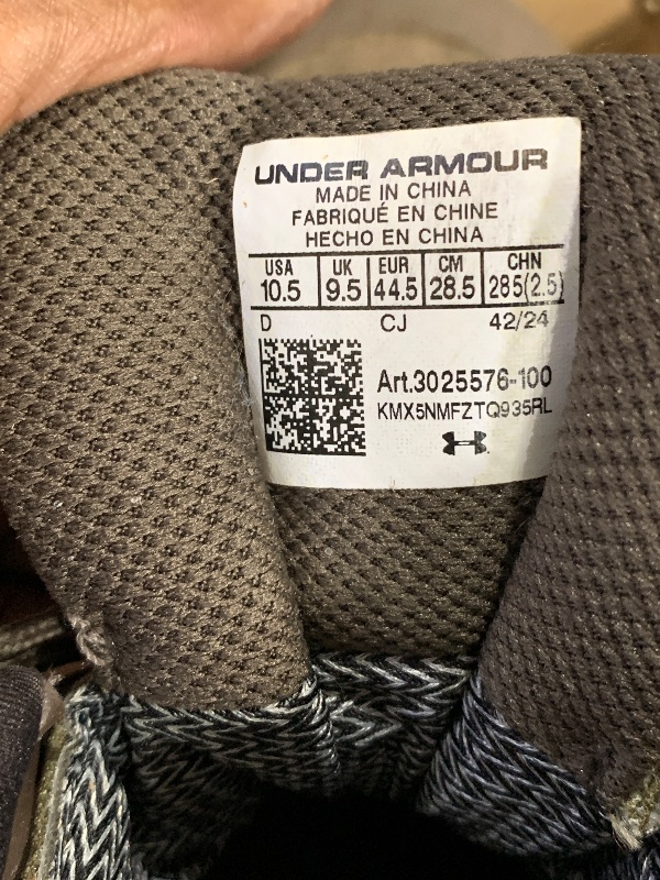 Photo 1 of (major usage) Under Armour Men's Military Grade Valsetz Reaper Waterproof, (100) Maverick Brown/UA Forest AS Camo/Cannon, 10.5, US