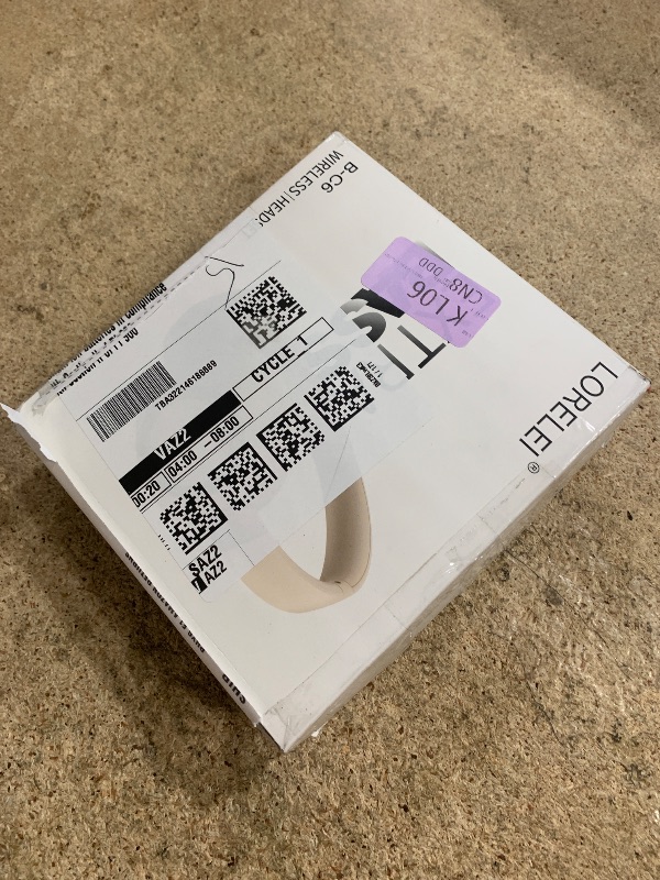 Photo 1 of ***(PARTS ONLY/ NON FUNCTIONAL)***LORELEI B-C6 Wireless Over Ear Headphones, 50H Playtime Foldable Lightweight Bluetooth Headsets, Deep Bass, Built-in Microphone, Memory Foam Earmuff, for Travel, Home Office (Beige White)