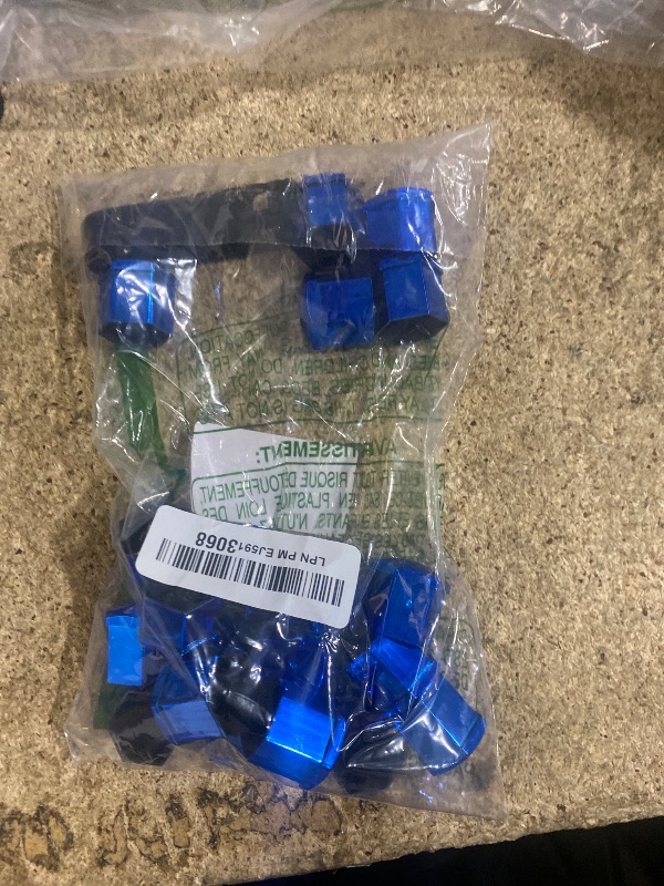 Photo 1 of Augeny 20 PCS Wheel Nut Covers Bolt Caps, 19mm Wheel Lug Bolt Covers Caps with Removal Tool, Auto Hub Screw Bolt Head Tire Protector, Universal Vehicle Exterior Decor Accessories (Blue)