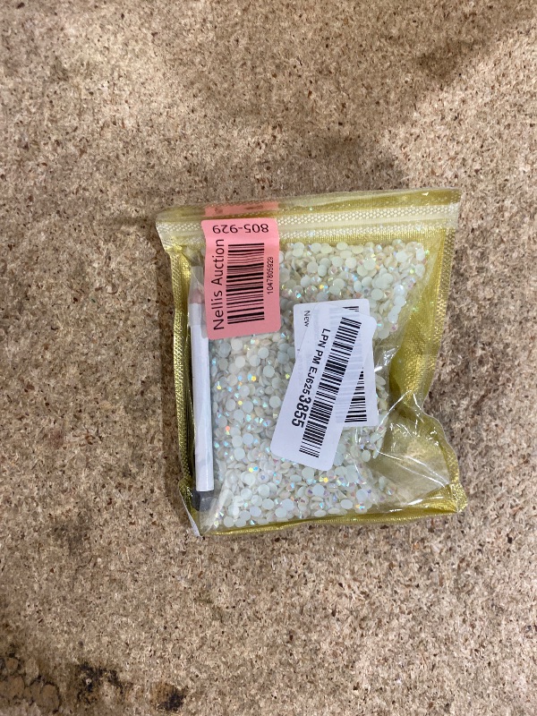 Photo 1 of 5000pcs 5mm Resin Rhinestones Bulk, White AB Flatback Round Jelly Rhinestones Bedazzling Non Hotfix Crystal Gems Large Quantity Wholesale for DIY Crafts Clothes Bottles Tumblers Face Makeup Manicure