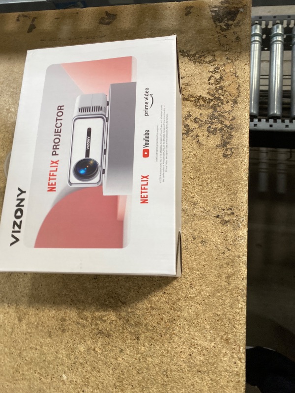 Photo 1 of [Netflix Officially/Dolby Audio] Smart Projector with WiFi and Bluetooth, VIZONY Native 1080P Projector with Apps Built in Netflix, Youtube, Hulu, Disney+, Portable Mini Projector for Indoor/Outdoor