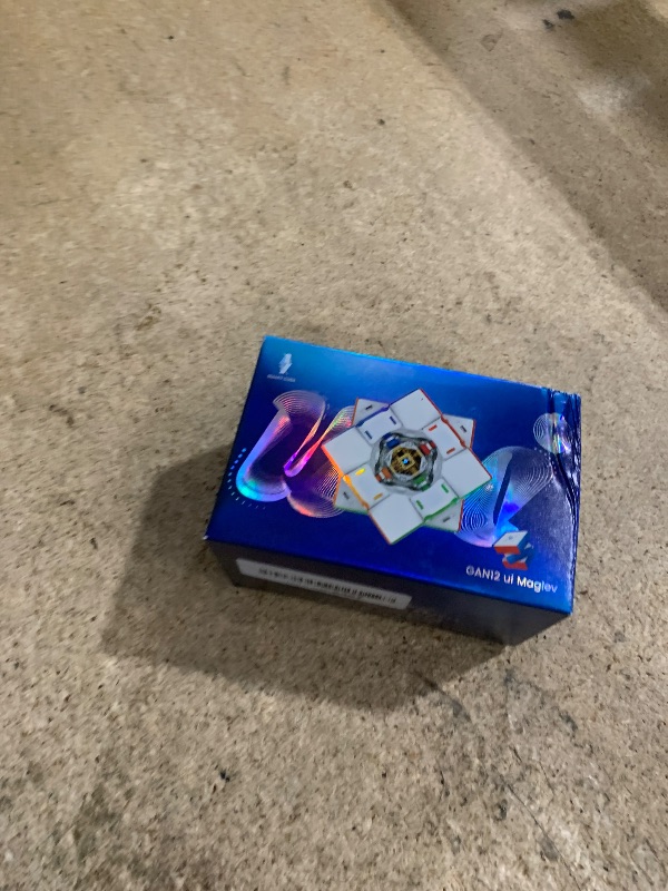 Photo 1 of GAN 12 ui Maglev, Smart Speed Cube 3x3 with GAN PowerPod, Intelligent Magnetic Speedcube via Bluetooth Connected for Online Games/AI Training Puzzle Toys for Kids and Adults