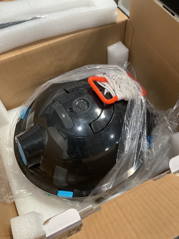 Photo 1 of *DOES NOT TURN* OUCAXIA Y10 Cordless Robotic Pool Cleaner Automatic Vacuum - 90 Mins Runtime, Powerful Suction, Self-Parking, Lightweight for Above/Inground Pools Up to 65ft/1100 Sq.Ft (Black)