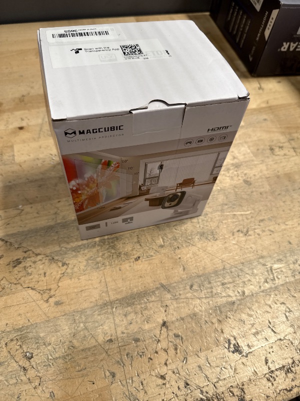Photo 1 of ?Auto Focus&1080P?Magcubic Mini Smart Projector with 4K Support, Portable Projector with Wifi and Bluetooth, 5W Speaker, Built in Apps, Voice Control, Outdoor Movie Projector