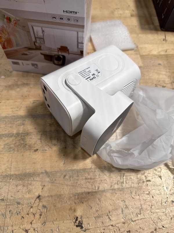 Photo 1 of ?Auto Focus&1080P?Magcubic Mini Smart Projector with 4K Support, Portable Projector with Wifi and Bluetooth, 5W Speaker, Built in Apps, Voice Control, Outdoor Movie Projector