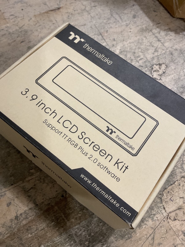 Photo 1 of **FOR PARTS MICRO USB ON MONITOR IS BROKEN OFF** Thermaltake Tower 300/600 Series LCD Panel Kit; 3.9" LCD Display; Supported by Tt RGB Plus 2.0 Software; AC-073-OO1NAN-A1; 3 Year Warranty