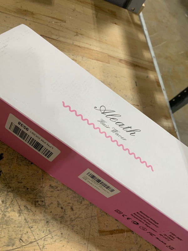 Photo 1 of 1.25 inch Three Barrel Curling Iron: Aleath Large 3 Barrel Hair Crimper with LCD Display - Dual Voltage Hair Waver Jumbo