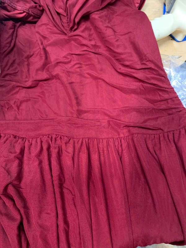 Photo 1 of  FASHION MAROON DRESS SIXE L 