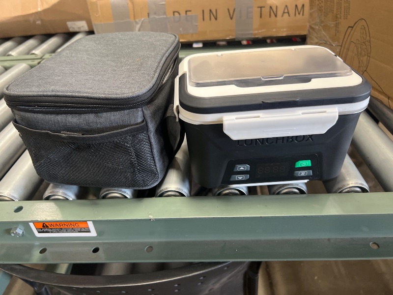 Photo 1 of ***SEE NOTES*** 
EAST OAK Cordless Electric Lunch Box for Adults, Heated Lunch Box Battery Powered with Automatic Heating, 5.5 Cups Portable Food Warmer with Insulated Carry Bag