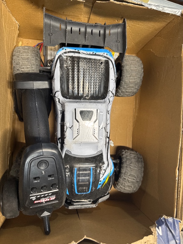 Photo 1 of (PARTS) (NOT FUNCTIONAL) (DIRTY) 
Kidcia 1:14 All Terrain RC Cars, 50 KPH High Speed 4WD RC Truck with 60 Mins Runtime, Fast Remote Control Car with 2S 2000 mAh Rechargeable Batteries, Off Road RC Cars for Adults and Teen Boy Gifts