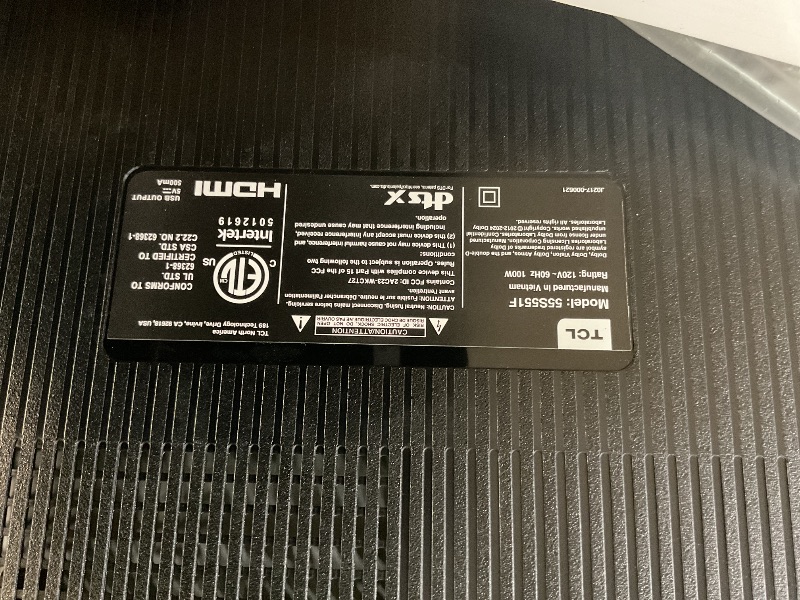 Photo 1 of ***BROKEN SCREEN FINALE SALE ***TCL 55-Inch Class S5 UHD 4K LED Smart TV with Fire TV (55S551F, 2024 Model), Dolby Vision, HDR PRO+, Dolby Atmos, Alexa Built-in with Voice Remote, Apple AirPlay 2 Compatibility, Streaming Television