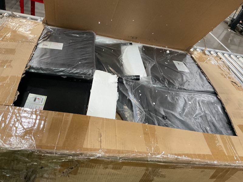 Photo 1 of Recaceik Dining Room Table Set Modern Dining Table Set for 4 Kitchen Table and Chairs Faux Marble Dinner Table & 4 PU Leather Upholstered Chairs Dinning Table Sets for 4 Kitchen & Dining Room Sets