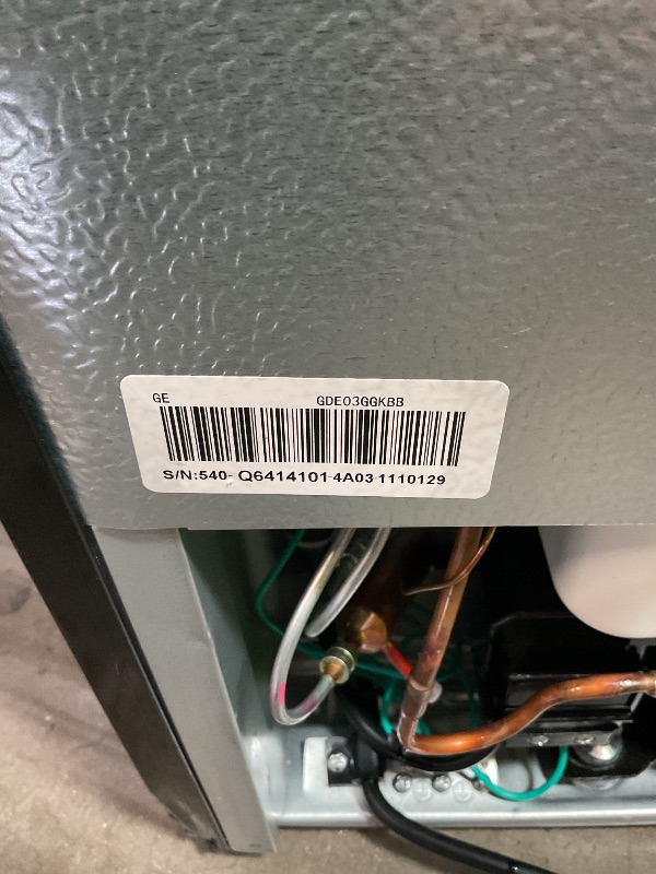 Photo 1 of GE Mini Fridge With Freezer | 3.1 Cubic Ft. | Double-Door Design With Glass Shelves, Crisper Drawer & Spacious Freezer | Small Refrigerator Perfect for the Garage, Dorm Room, or Bedroom | Black