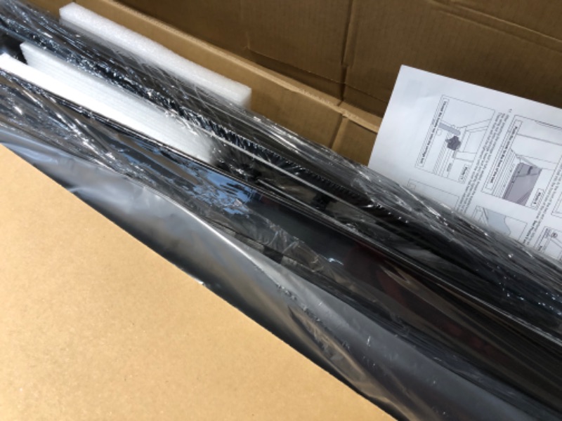 Photo 1 of ***DAMAGED - RAILS BENT - MISSING HARDWARE - SEE PICTURES***
Rough Country Hard Flip-Up Truck Bed Tonneau Cover for Toyota Tundra (2022-2025) - Aluminum Tri-Fold Bed Cover, Fits 5'7" (65.6") Bed