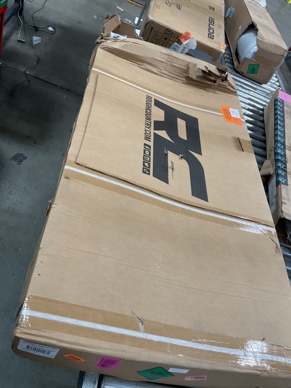 Photo 1 of ***DAMAGED - RAILS BENT - MISSING HARDWARE - SEE PICTURES***
Rough Country Hard Flip-Up Truck Bed Tonneau Cover for Toyota Tundra (2022-2025) - Aluminum Tri-Fold Bed Cover, Fits 5'7" (65.6") Bed