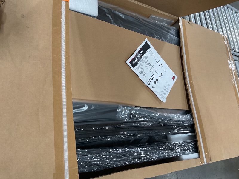 Photo 1 of ***DAMAGED - RAILS BENT - MISSING HARDWARE - SEE PICTURES***
Rough Country Hard Flip-Up Truck Bed Tonneau Cover for Toyota Tundra (2022-2025) - Aluminum Tri-Fold Bed Cover, Fits 5'7" (65.6") Bed