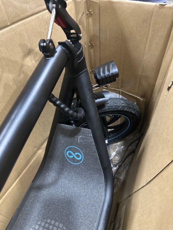 Photo 1 of *** PARTS ONLY *** Gyroor C1 Plus Electric Scooter for Adults with Seat & Pet Basket - 30 Miles Range 650W Motor 48V 13.5Ah Battery 18.6MPH 14" Pneumatic Tires Foldable Design Shock Absorbers 300lbs Pet Bike, L73