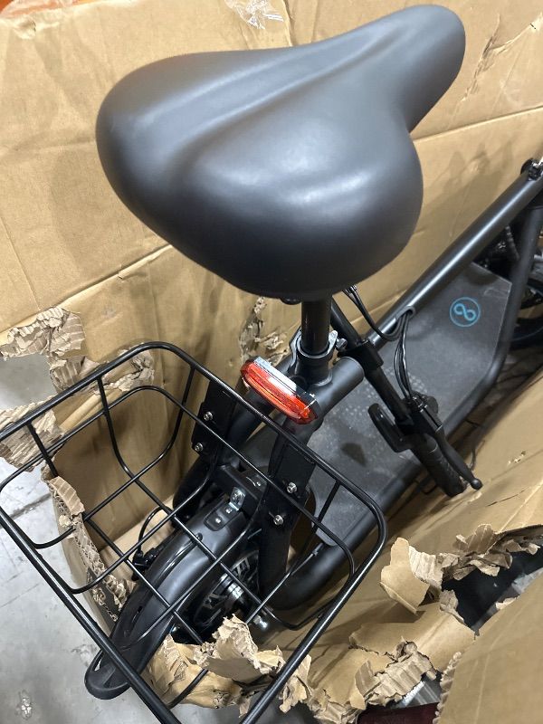 Photo 1 of *** PARTS ONLY *** Gyroor C1 Plus Electric Scooter for Adults with Seat & Pet Basket - 30 Miles Range 650W Motor 48V 13.5Ah Battery 18.6MPH 14" Pneumatic Tires Foldable Design Shock Absorbers 300lbs Pet Bike, L73