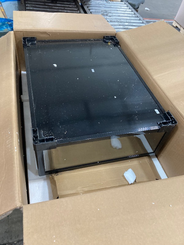 Photo 1 of ***********MISSING PIECES, FOR PARTS ONLY**********
REPTI ZOO 24" x 18" x 36" Reptile Tall Glass Terrarium Rainforest Habitat Double Hinge Door with Screen Ventilation 67 Gallon Reptile Terrarium Easy Assembly